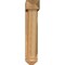 Ekena Millwork Traditional Arts and Crafts Rough Sawn Bracket w/ Offset Brace, Western Red Cedar, 6"W x 22"D x 30"H BKT0604X22X30TRA03RWR - alternate 3